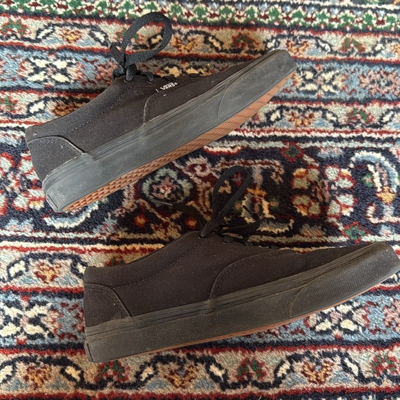 Vans Authentic Skate Shoe Black Monochrome - Picture 6 of 9